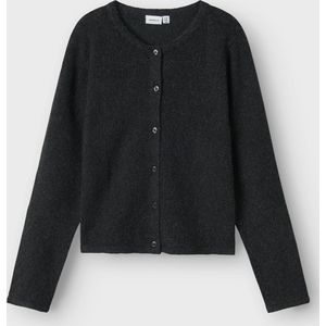 Name It - Saluna - Vest - Ronde Hals - Lange Mouwen - Knoopsluiting - Normale Pasvorm