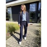 Only - Onlraven Life Ls Hourglass Blazer - Blauw - Slim Fit