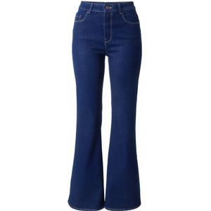 ONLY - ONLLANA - Jeans - Donkerblauw - Hoge Taille - Flared Model