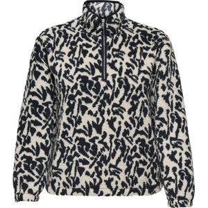 ONLY CARMAKOMA - DALLAS L/S HIGHNECK ZIP SWT - Schipperstruien - Zwart