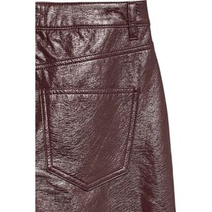 VERO MODA - Vmtessa Hr Wide - Gekleurde Vinyl Broek - Winetasting - 33W / 32L