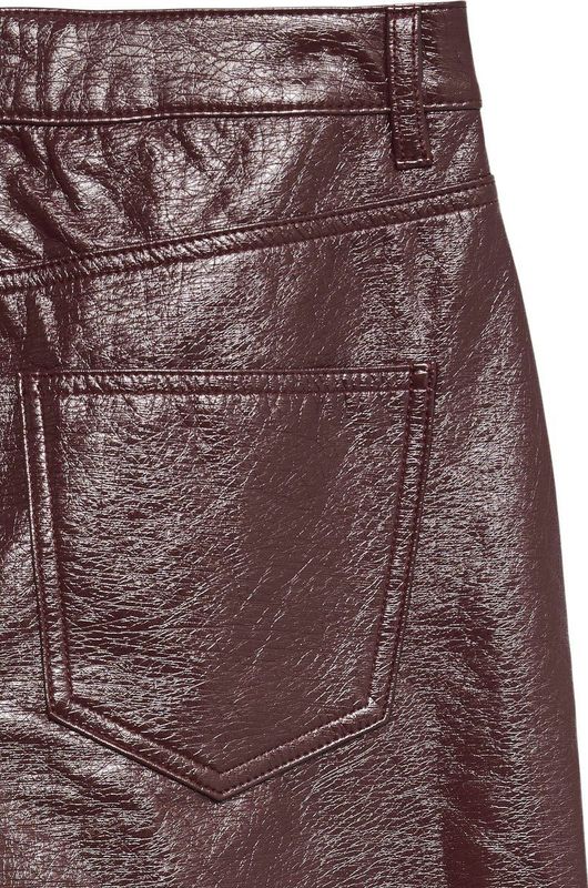 VERO MODA Vmtessa Hr Wide gekleurde vinyl broek Noos, Winetasting, 25W / 30L