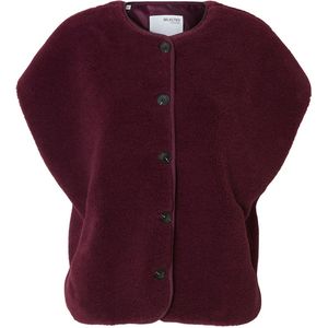 Selected Femme - Vest Milla - Tussenjas - Bordeaux Rood