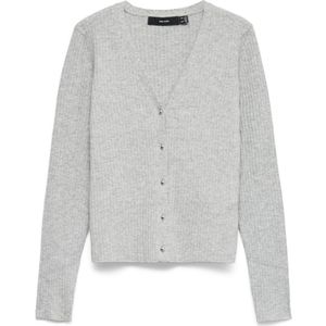 Vmfoolive - Gebreid Vest - V-Hals - Lange Mouwen - Regular Fit