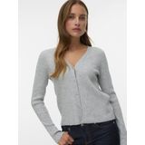 Vmfoolive - Gebreid Vest - V-Hals - Lange Mouwen - Regular Fit