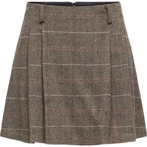 Only - Geruite Rok - Kokerrok