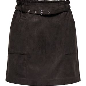 Only - ONLDIANE HEIDI LIFE - Minirok - Mole - Faux Suede