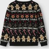 Gebreide Trui - Kerst - Regular Fit - Lange Mouwen - Ronde Hals