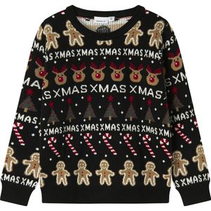 Gebreide Trui - Kerst - Regular Fit - Lange Mouwen - Ronde Hals