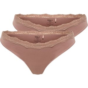 ONLY - ONLVICKY - Strings - Bruin - Set van 2