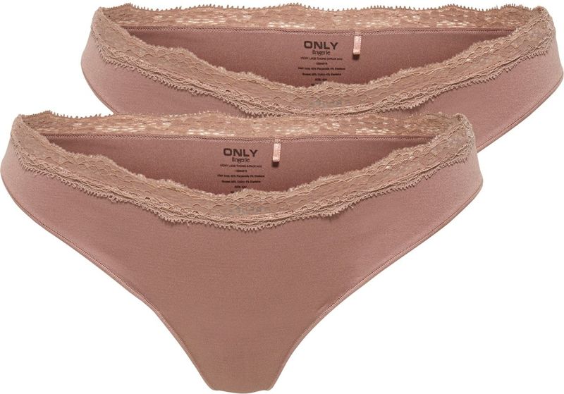 ONLY - ONLVICKY - Strings - Bruin - Set van 2