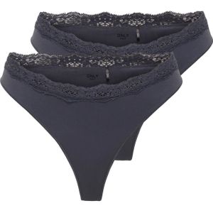 ONLY - ONLVICKY - Strings - Donkergrijs - Set van 2