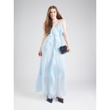 Vmcamille - Lange Jurk - Mouwloos - V-Hals - Enkel Lengte - Ruches - Regular Fit