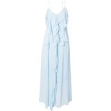 Vmcamille - Lange Jurk - Mouwloos - V-Hals - Enkel Lengte - Ruches - Regular Fit