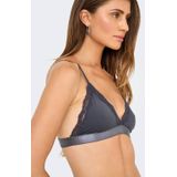 ONLY - ONLVICKY - Bralette - Donkergrijs