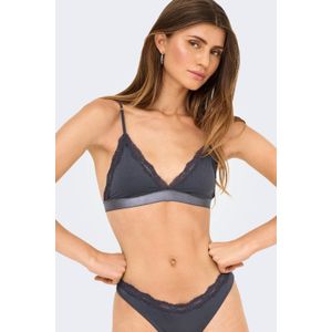 ONLY - ONLVICKY - Bralette - Donkergrijs
