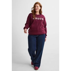 ONLY CARMAKOMA - CARZENIA HW WIDE LEG - Jeans - Donkerblauw - Hoge Taille