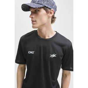 JACK & JONES CORE - Sportshirt - Zwart - Korte Mouwen - Ronde Hals