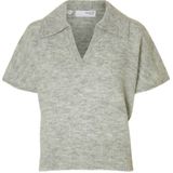SELECTED FEMME - Gebreide Trui - Grijs