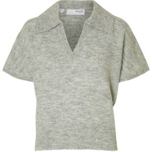 SELECTED FEMME - Gebreide Trui - Grijs