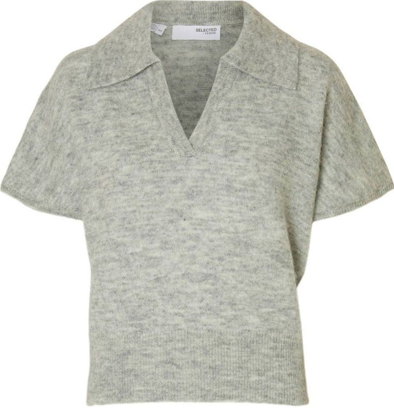 SELECTED FEMME - Gebreide Trui - Grijs