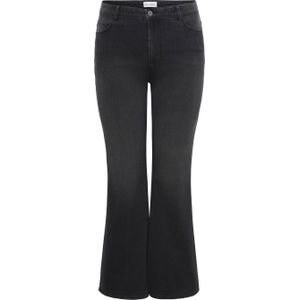 ONLY CARMAKOMA - Flared Jeans - Zwart