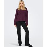 ONLY - ONLWhitney - Trui - Cyclaam - V-hals - Lange Mouw