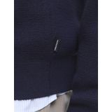 Jack & Jones - Vest met Rits en Opstaande Kraag - Marineblauw - Katoen