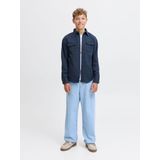 JACK & JONES - Overhemd - Donkerblauw - 100% Katoen