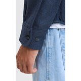 JACK & JONES - Overhemd - Donkerblauw - 100% Katoen