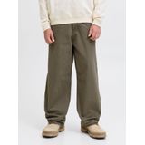 JACK & JONES JUNIOR - Loose Casual Broek - Donkergroen