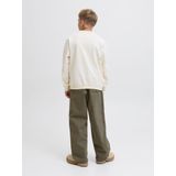JACK & JONES JUNIOR - Loose Casual Broek - Donkergroen