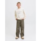 JACK & JONES JUNIOR - Loose Casual Broek - Donkergroen