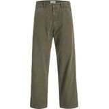JACK & JONES JUNIOR - Loose Casual Broek - Donkergroen