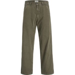 JACK & JONES JUNIOR - Loose Casual Broek - Donkergroen