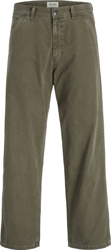 JACK & JONES JUNIOR - Loose Casual Broek - Donkergroen