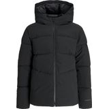 Jack & Jones - Global Hooded Puffer - Winterjas - Zwart - Junior