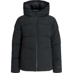 Jack & Jones - Global Hooded Puffer - Winterjas - Zwart - Junior
