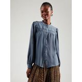 VERO MODA - VMEMMA - Blouse - Blauw - Lange Mouw - Gerecycled Materiaal