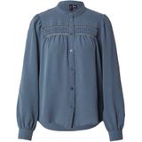 VERO MODA - VMEMMA - Blouse - Blauw - Lange Mouw - Gerecycled Materiaal
