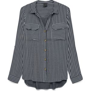 Overhemd - Blauw - Katoen - Lange Mouwen - Regular Fit