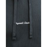 Pullovers - Donkergrijs Melange - Hoog Sluiten Kraag - Lange Mouwen - Gebreide Boord