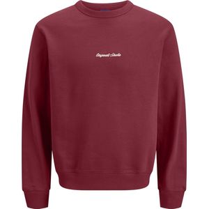 Sweater - Lichtgrijs - Katoen - Relaxte Pasvorm