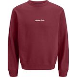 Sweater - Lichtgrijs - Katoen - Relaxte Pasvorm