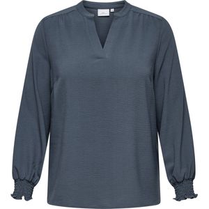 ONLY CARMAKOMA - Blousetop - V-Hals - Lange Mouwen - Gesmokte Mouwuiteinden