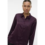 Vero Moda - Vmmerle Ls Shirt Wvn Ga Noos - Blouse - Winetasting