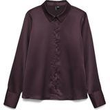 Vero Moda - Vmmerle Ls Shirt Wvn Ga Noos - Blouse - Winetasting