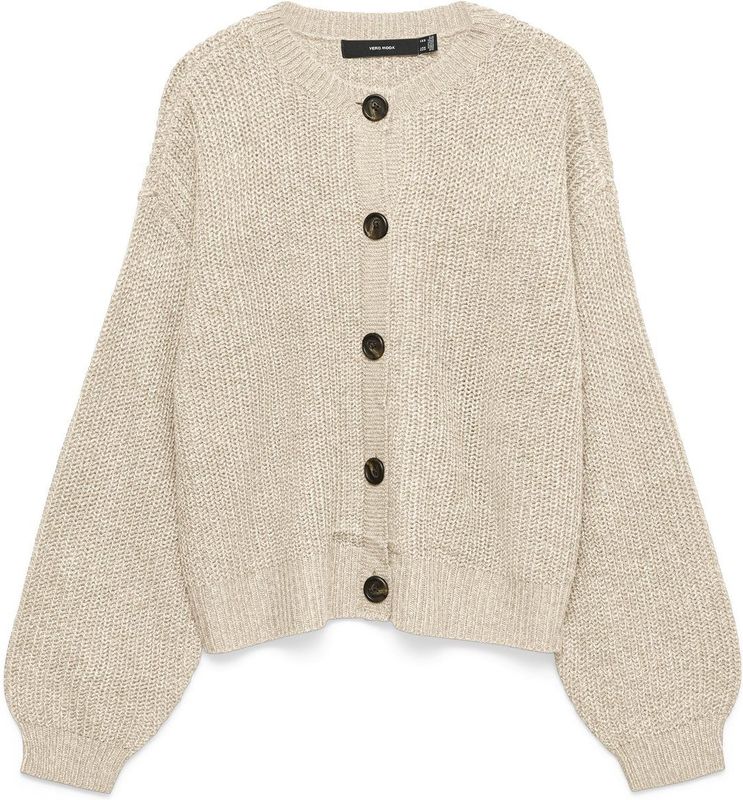 Vmlea - Gebreid Vest - O-hals - Lange Mouwen - Loose Fit