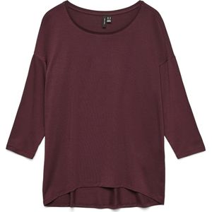 Basic Top - O-hals - 3/4 Mouwen - Regular Fit