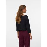 Basic Top - O-hals - 3/4 Mouwen - Regular Fit